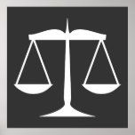 Escalas de la justicia impresiones