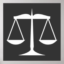 Escalas de la justicia impresiones
