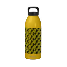 Escalas del dragón del oro botellas de beber