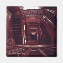 Escalera del castillo iman de nevera