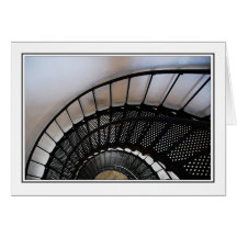Escalera del faro tarjetas