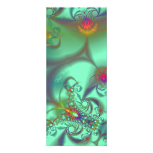 Escalera Jeweled - caleidoscopio esmeralda abstrac Anuncio