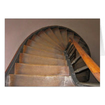 Escaleras circulares del Pub en Gante, Bélgica tarjetas