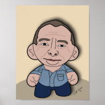 Escaleras Munny de Allen Poster