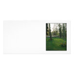 Escena agradable con Narrowboat. Tarjeta Personal