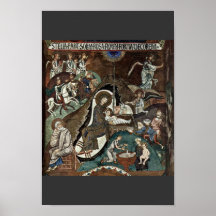 Escena de la natividad de Meister Der Palastkapell Impresiones