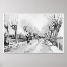 Escena de la nieve en Etten, Vincent van Gogh Impresiones