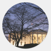 Escena de la noche de la Casa Blanca Pegatinas