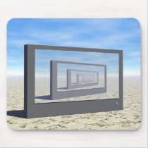 Escena del desierto de la pantalla plana alfombrillas de raton 