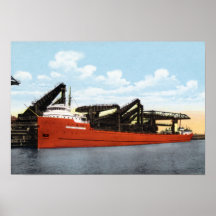 Escena del puerto de Gary Indiana Posters