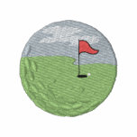 Escena en pelota de golf sudadera bordada