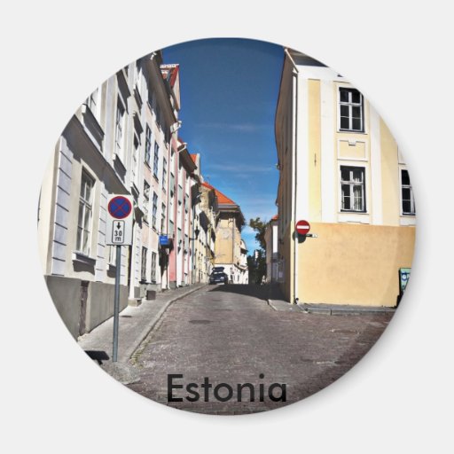 Escena Estonia de la calle, Iman De Frigorífico