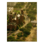 Escena miniatura del castillo tarjetas postales