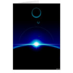 Escena solar tarjeton