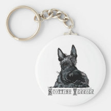 Escocés pequenito Terrier Llaveros
