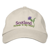 Escocia en mi corazón gorras bordadas