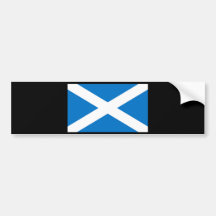 ESCOCIA ETIQUETA DE PARACHOQUE