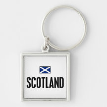 Escocia intrépida llavero personalizado