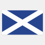 Escocia Rectangular Pegatinas