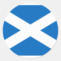 Escocia, Reino Unido Pegatinas Redondas