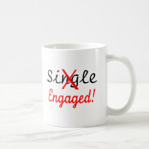 Escoja enganchado casando el compromiso tazas