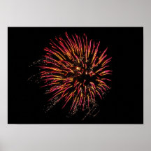 Escoja los fuegos artificiales de la explosión poster