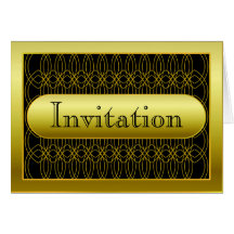 Escoja su propia invitación brillante del cordón d tarjeta