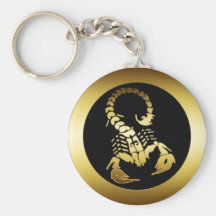 ESCORPIÓN DE ORO LLAVEROS