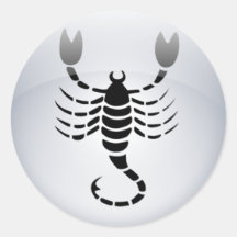 Escorpión del zodiaco pegatinas  