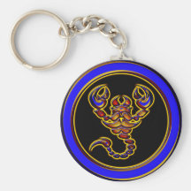 ESCORPIÓN RETRO DEL ESTILO LLAVERO PERSONALIZADO