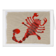 Escorpión Tarjetas
