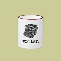 Escritor (del tipo) tazas