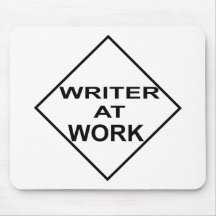 Escritor en el trabajo - regalo para los escritore tapete de ratón