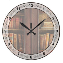 Escritor - libros - el gabinete del libro reloj de pared