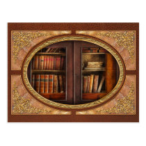 Escritor - libros - el gabinete del libro tarjetas postales