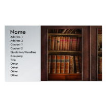 Escritor - libros - el gabinete del libro tarjetas de negocio