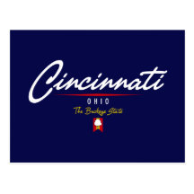 Escritura de Cincinnati Tarjetas Postales