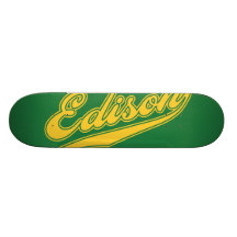 Escritura de Edison Monopatín Personalizado