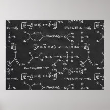 Escritura de la fórmula química impresiones