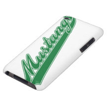 Escritura de los mustangos iPod Case-Mate carcasas