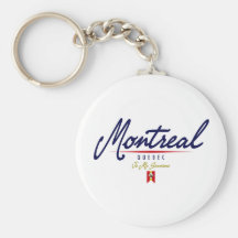 Escritura de Montreal Llavero Personalizado