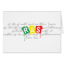 Escritura de Rasta Felicitacion