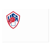 Escudo americano de la bola del baloncesto de Esta Plantillas De Tarjetas Personales