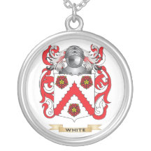Escudo blanco de la familia (de Irlanda) (escudo d Joyeria