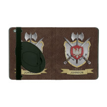 Escudo Brown de la batalla de Eagle iPad Carcasa