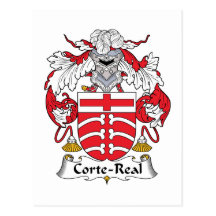 Escudo Corte-Real de la familia Tarjeta Postal