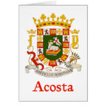 Escudo de Acosta de Puerto Rico Felicitaciones