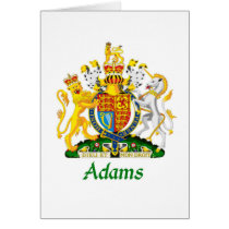 Escudo de Adams de Gran Bretaña tarjetas