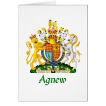 Escudo de Agnew de Gran Bretaña tarjetas