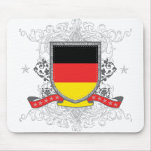 Escudo de Alemania Tapetes De Raton